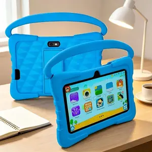 2026 New 7-Inch Android Tablet, Shockproof Case, 1gb+16GB, Wi-Fi, Parental Control, Dual Cameras, Bluetooth-compatible, Education, Blue/, Eye Protection Mode