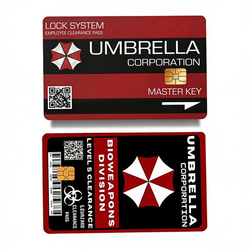 Umbrella Corporation Bioweapons Division Credit Card Skin – Bold and Durable Custom Card Cover