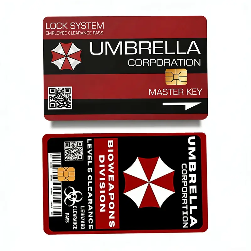 Umbrella Corporation Bioweapons Division Credit Card Skin – Bold and Durable Custom Card Cover