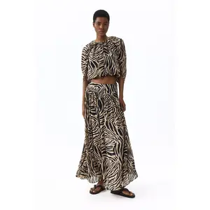 H&M Chiffon maxi skirt