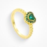 Gold, Green CZ