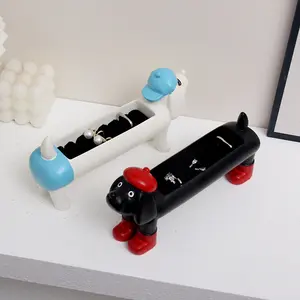 Cute Cartoon Ring Holder Earring Stud Jewelry Storage Box Sponge Ring Stand Gift for Girls, Model Xinghao Jl063