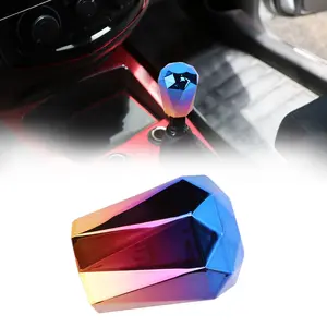 Universal Racing Diamond Shape Shift Knob Car Aluminum Manual Gear Stick Shift Knob Lever Shifter Racing Shift Knob
