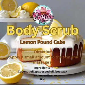 Lemon pound cake (body scrub)