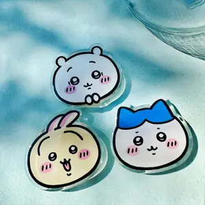 Chiikawa Phone Grip Accessory  Usagi Hachiware Charm Kindle Stand, Accessory, Holder, Kawaii Animal Cute Acrylic Momonga Miffy