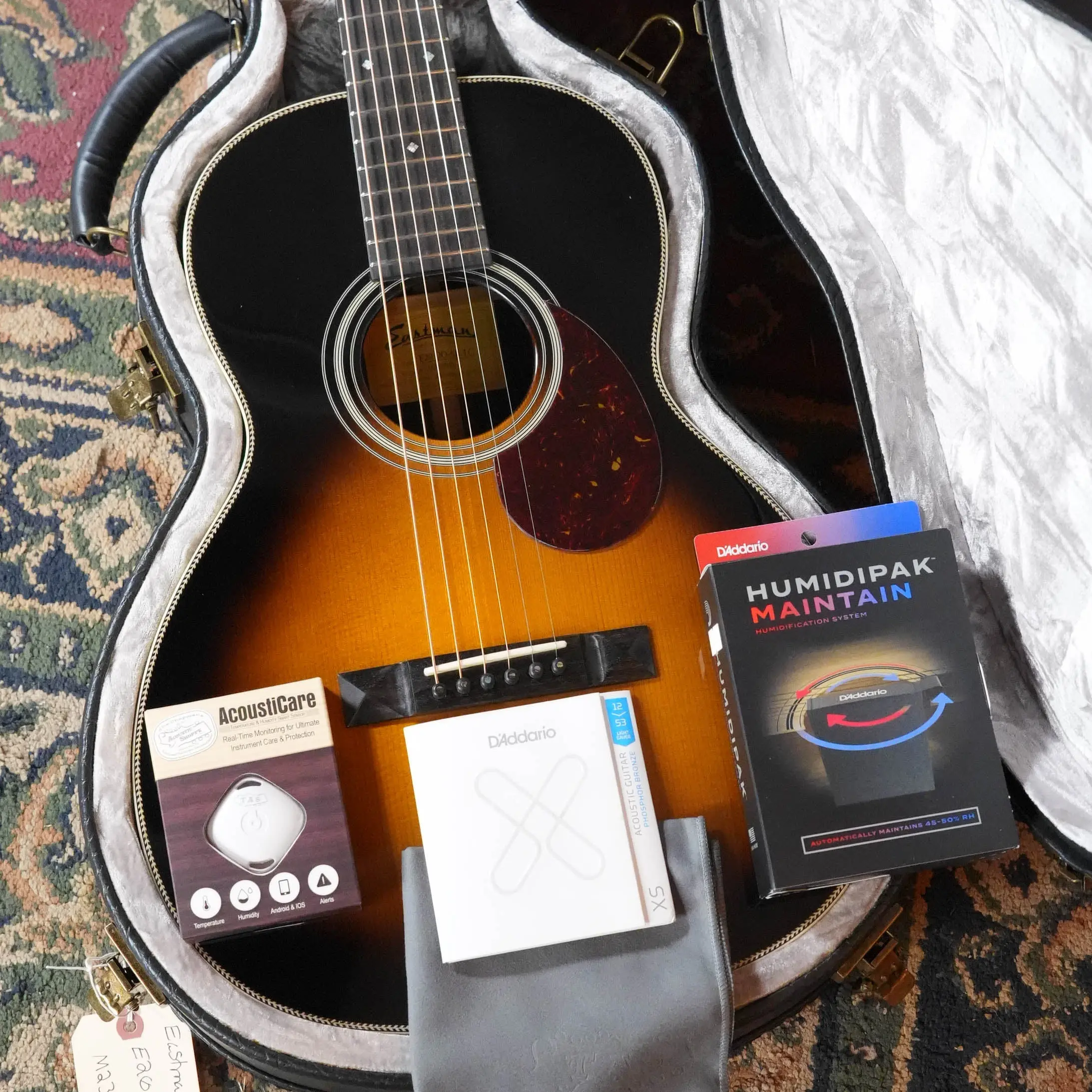 Eastman E20OO-TC-SB Thermo-Cured Adirondack/Rosewood Sunburst OO Acoustic Guitar #8110