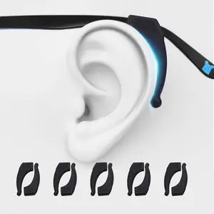 Anti Slip Glasses Grips 5 Pack Eyeglass Holder Ear Grip Sunglasses Retainer Temple Tip for Reading Glasses Daily Use