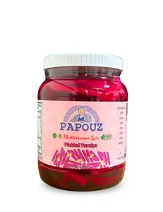 Papouz Pickled 64fl oz. Mediterranean Pink Turnips