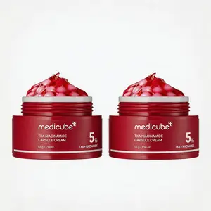 Medicube TXA Niacinamide Capsule Cream 55g, Gentle Brightening Moisturizer with TXA & 5% Niacinamide, for Sensitive Skin ：