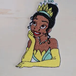 Princess  Iron On Embroidered Patch