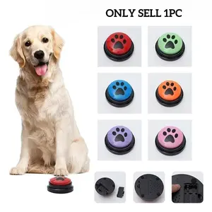 Pet Communication Button Dog Sound Box Training Interactive Chew Talking Toys Long Lasting Life Recording Speaker Squeeze Give Voice Without Battery