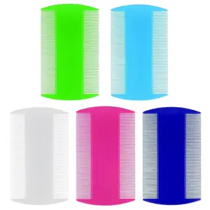 Hair Comb, 5 Pcs Double-Sided Fine-Tooth Combs, Dandruff Removal Hair Combs for Adults and Kids
