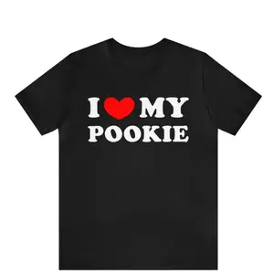 Funny Graphic Tee,I My Love Pookie T-Shirt, I Heart My Pookie Shirt, Funny I Love Shirt, Funny I Love My Pookie Tee, Pookie shirt, I Love Birthday Gift Idea
