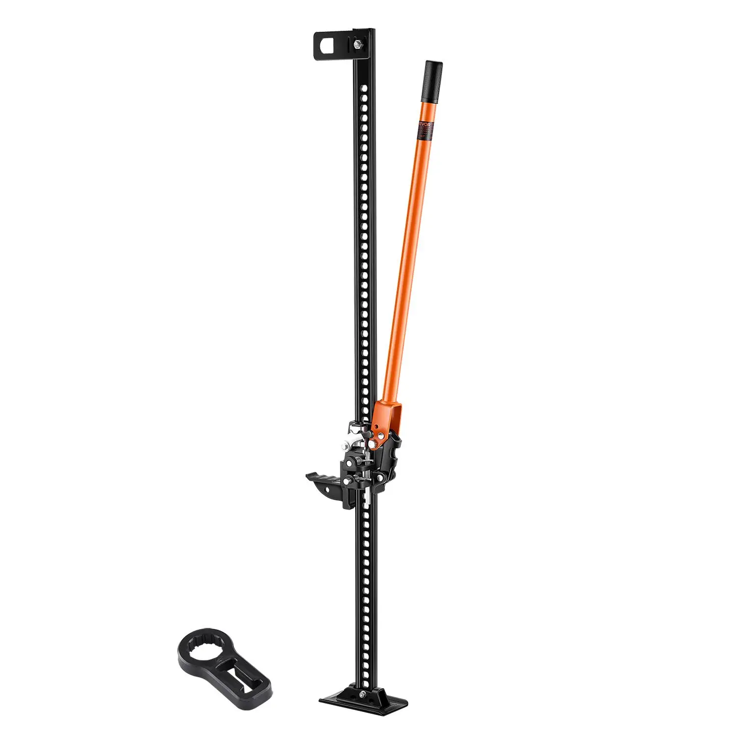 【summerfinds】VEVOR Farm Jack, 60" Utility High Lift Farm Jack, 3.18 Ton (7,000 lbs) Capacity Ratcheting Off Road Utility Jacks, Heavy-Duty Lift Jacks with 5.12"-54.33" Lifting Range for Tractor, Truck, SUV