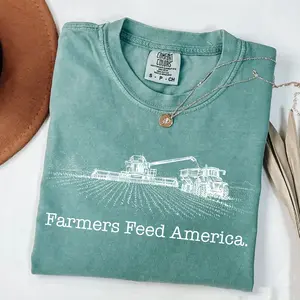 Comfort Colors Farmers Feed America Shirt, Farming, Support Local Farmers Shirt, American Farmers Tee, Comfort Colors Shirt