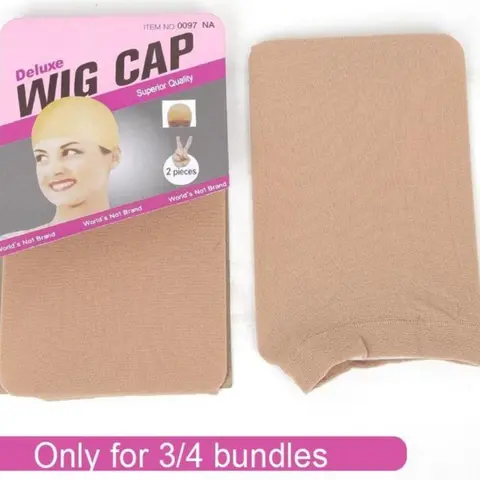 【NOT FOR SALE】IVA Stretch Nylon Wig Cap - Wig Accessories, Free with 3/4 Human Hair Bundles Order, One Size Fits All Heads, Breathable, No Burden to Head, Hair Extensions Wefts Aid for Natural Look Enhancement