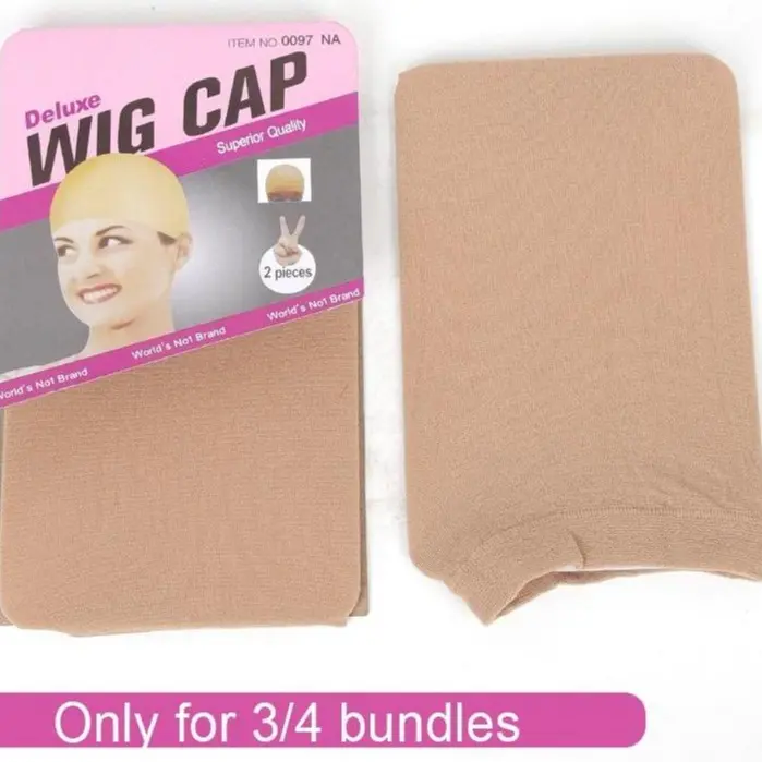 【NOT FOR SALE】IVA Stretch Nylon Wig Cap - Wig Accessories, Free with 3/4 Human Hair Bundles Order, One Size Fits All Heads, Breathable, No Burden to Head, Hair Extensions Wefts Aid for Natural Look Enhancement
