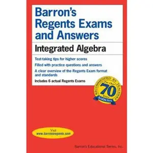 USED-Barron's Regents Exams and Answers: Integrated Algebra by Lawrence S. Leff M.S. (Paperback)
