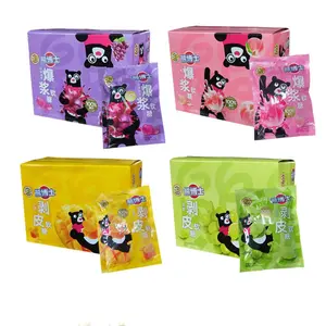 Dr. Xiong Peeled Soft Candy - Mango, Grape, Green Extract, White Peach - 1 Box of 10 (2.11 oz) - Sweet Snack Candy - Bonbon Candies