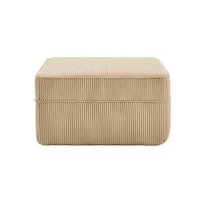 Martha Ottoman Corduroy -Camel   WL