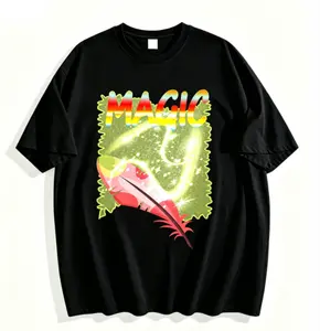 Magic Feather Graphic Tee - Fantasy Art T-Shirt for Wizards & Dreamers