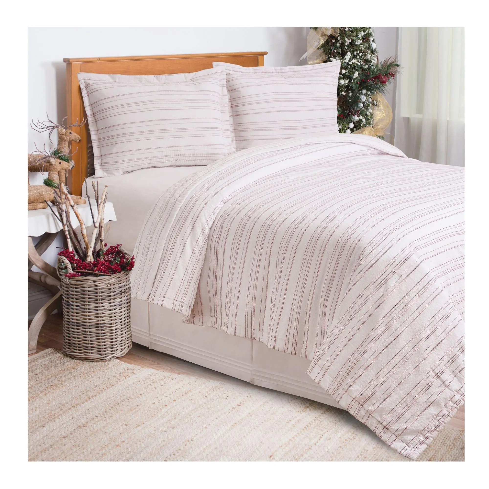C&F Home Dotted Seersucker Full/Queen Quilt Set