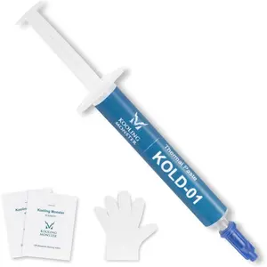 High Performance Silicone Thermal Paste for Cooling All CPU/Heatsinks Designed for Easy Spreading Comes with Gloves & Cleaning Wipes No Odor (0.7ml/1.8g)