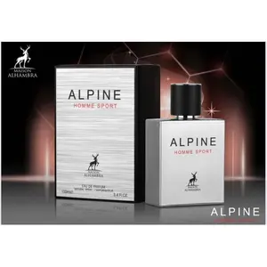 Lattafa ALHAMBRA ALPINE HOMME SPORT EAU DE PARFUM 100ml | LUXURY LONG LASTING FRAGRANCE | PREMIUM IMPORTED FRAGRANCE SCENT FOR MEN AND WOMEN | PERFUME GIFT SET | ALL OCCASION (Pack of 1)