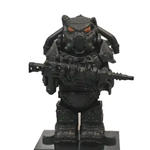 Fallout X-01 Enclave Power Armor building block figure MULTI-LISTING, Plasma or Super sledge accessory