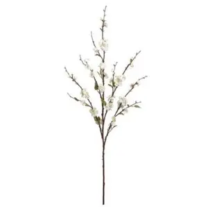 Cream Plum Blossom Spray 39" - Artificial Blossom Branch