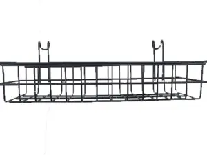 Angel’s Peel Lounge Eco-Friendly Wall Hanging Storage Basket - Square Shaped Mesh Wire Organizer (30x10x5 cm) for Kitchen, Bathroom, Craft Supplies, Kids Room - Decorative & Space-Saving Storage Solution