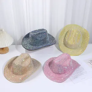 Glam Crystal Cowboy Hat | Sparkling Rhinestone Accessory for Concerts & Events