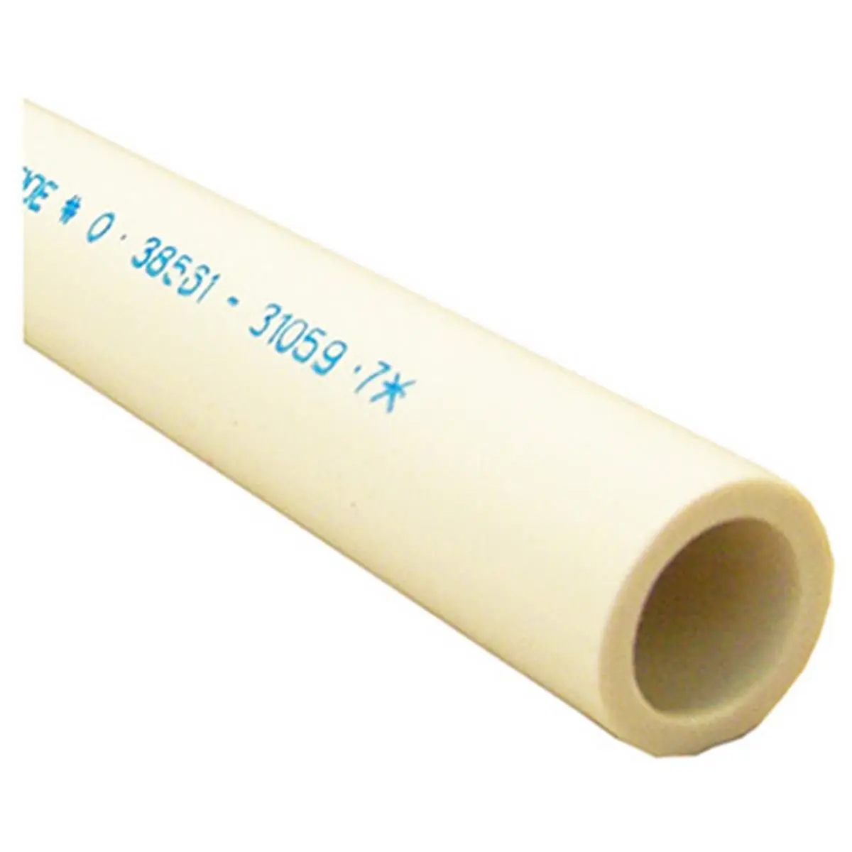 212 MAIN Schedule 40 PVC Water Pipe - 0.75 in x 2 ft, Cold-Use, Plain End, Solid Wall, for Sailing Plumbing Applications