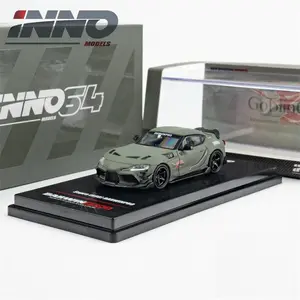INNO64 1:64 SUPRA A90 DARWIN PRO Matt Green Diecast Model Car