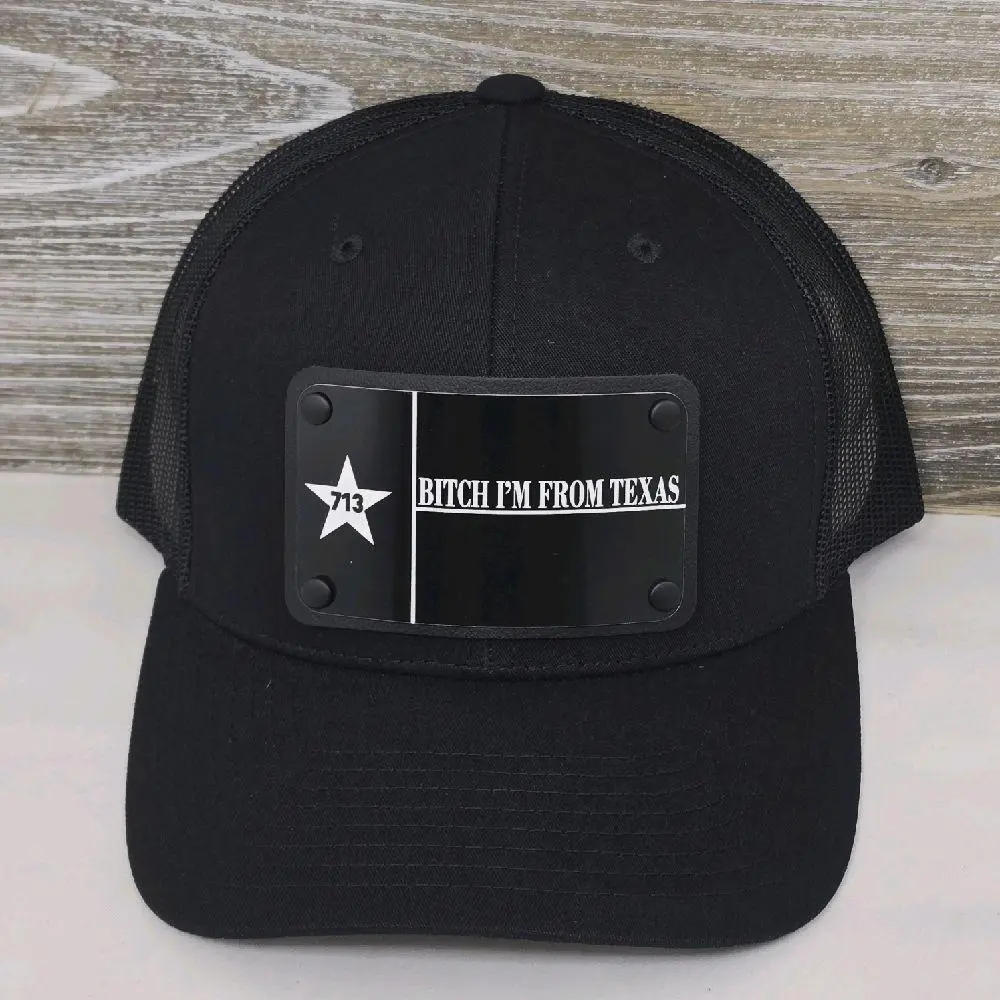 Lifestyle Lids B*tch I'm From Texas Custom Hat with Texas Area Code