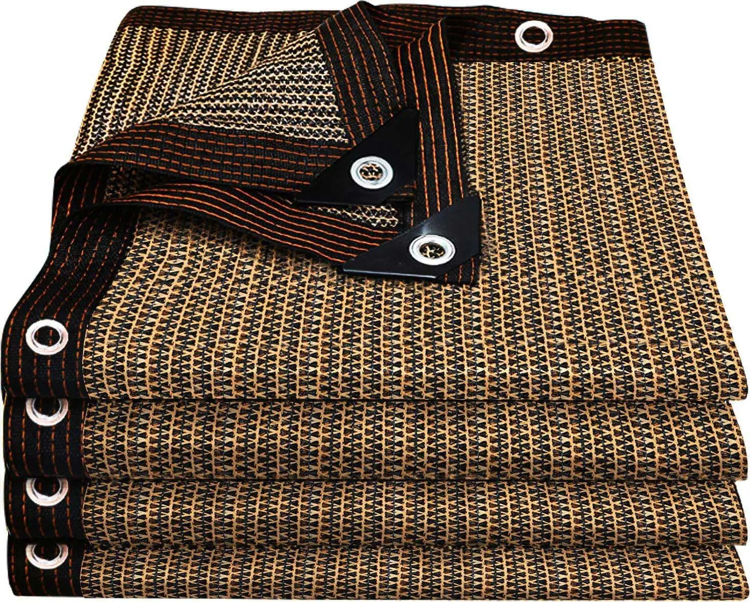 80% Mesh Tarp with Grommets - Outdoor Shade Cloth for Greenhouse, Patio, Chicken Coops - Garden Shade Net for Plants, Vegetables, Coffee Crops