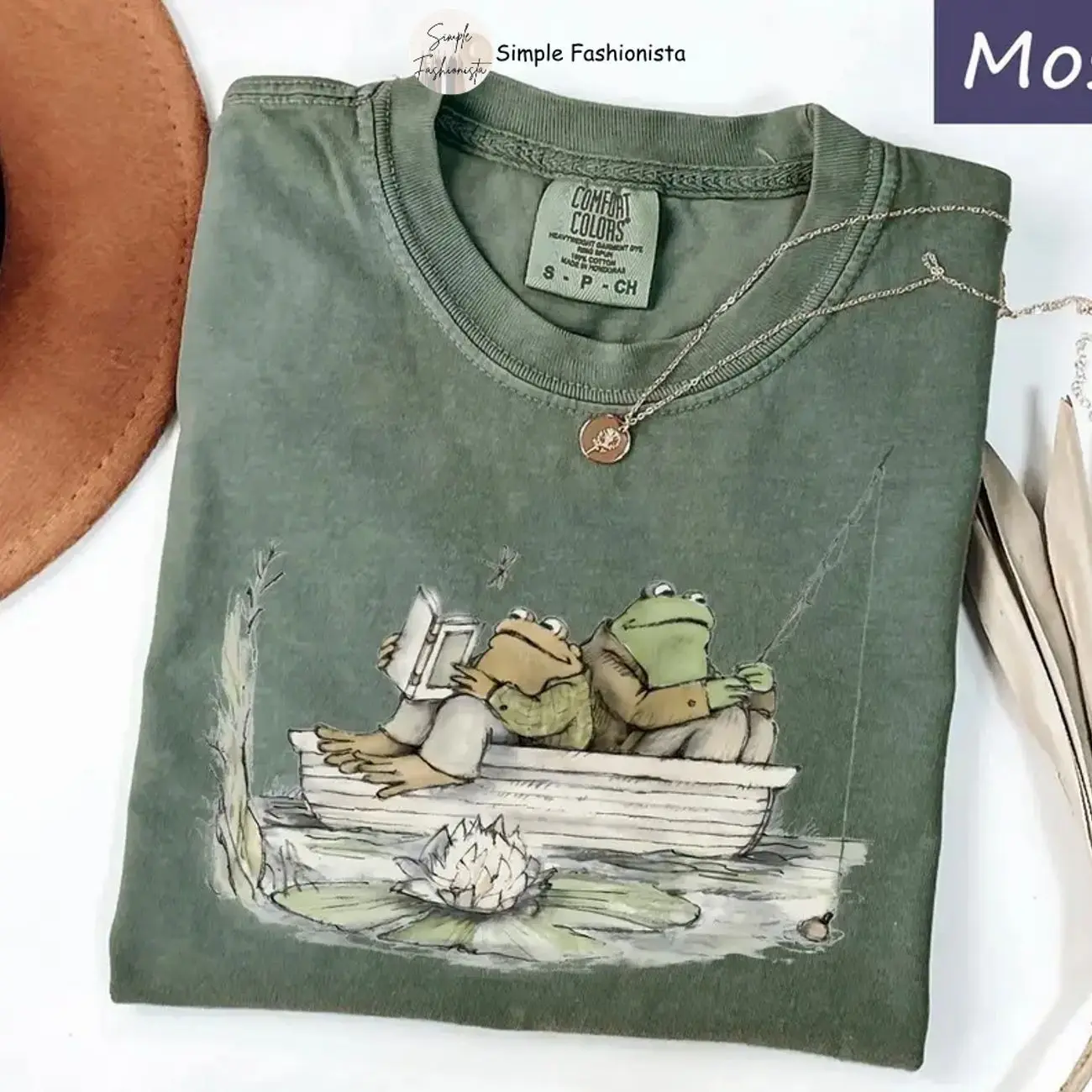 Comfort Colors Frog TShirt, Frog Toad Tee, Vintage Frog Shirt, Reading Tee, Nature Lover Tee, Full Size.