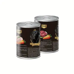 Canned dog food, wet dog food, nutritious mousse meat puree
