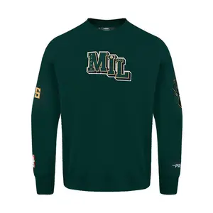 Pro Standard City Signature Milwaukee Bucks Crewneck Sweatshirt