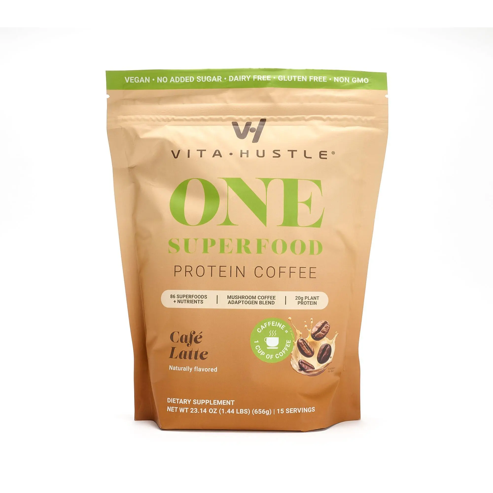 VitaHustle ONE Protein Cafe Latte 15 Servings by Kevin Hart VitaHustle ONE Protein Cafe Latte 15 Servings by Kevin Hart