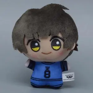 New10cm Blue Lock Plush Toy KeyChain Pendant Nagi Seishiro Chigiri Hyoma Gagamaru Gin Action Figure Soft Bag Pendant Gifts