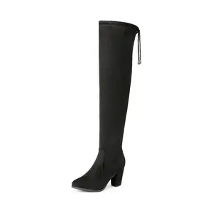 Dream Pairs Block Heel Over The Knee Boots