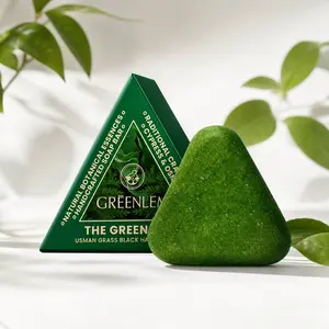 Stop hair fall naturally with this Ancient Oriental Herbal bar  Usman Grass & Oriental Arborvitae Leaf Shampoo Bar – grows hair, fights dandruff, balances oil. Try it once, feel the difference