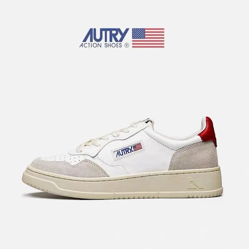 Grayish-white with red tail