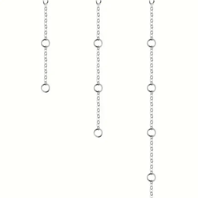 Stainless Steel Necklace Extension Chain Set, Necklace Layering Clasp, Fashion Jewelry for Women & Men, Trendy All-match & Exquisite Jewelry for Birthday Gift, Layering Necklaces