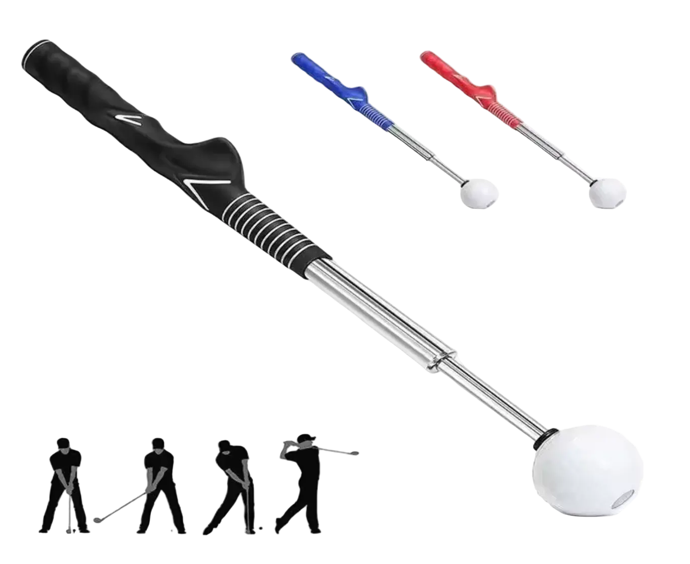 Golf Swing Trainer - Portable Indoor and Outdoor - Adjustable Golf Practice