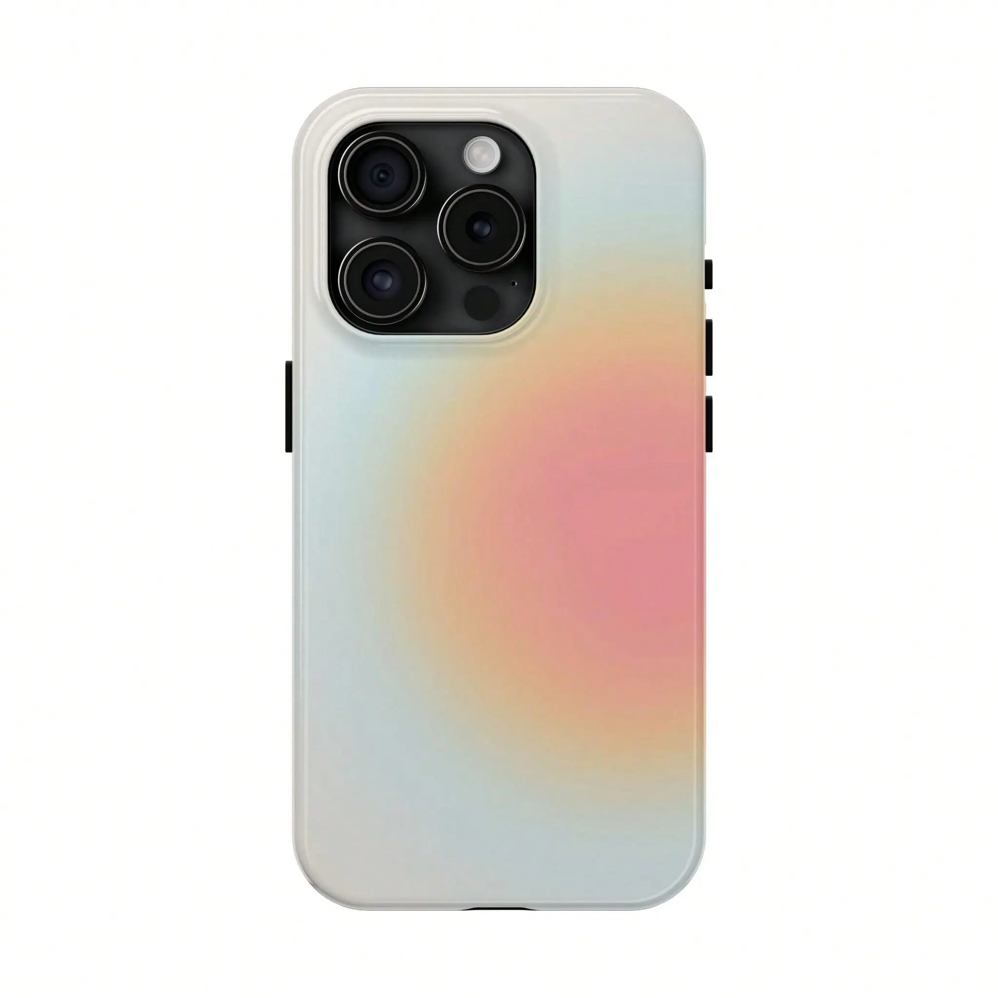ELIXRE AURA Rainbow Protective Smartphone Case - TPU Multi-Layer Flexible Shell, Aesthetic Customizable Cover, Accessory for iPhone 17/16/15/14/13/12/11, Ideal Holiday Gift for Device Users, Accessories,summerwins