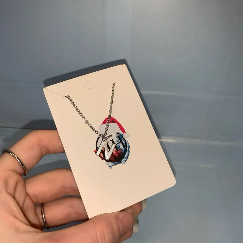 Custom letter stainless steel necklace mini choker