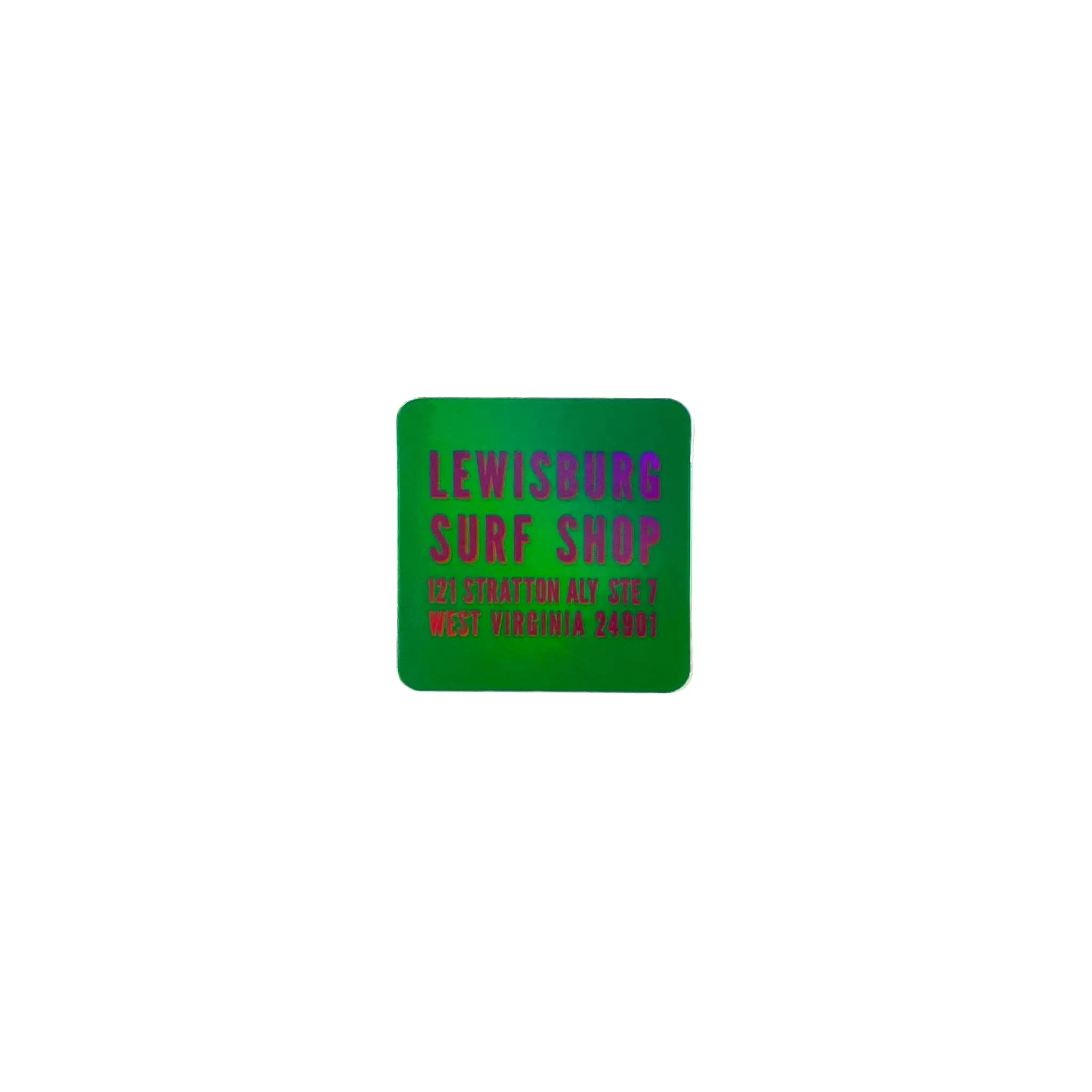 Small Green Square - LSS Branded Sticker