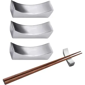 3 Pieces Stainless Steel Tableware Rack Set for Household and Hotel - Multifunctional Kitchen Storage Holder for Knife, Fork, Spoon with Chopstick Stand Rest